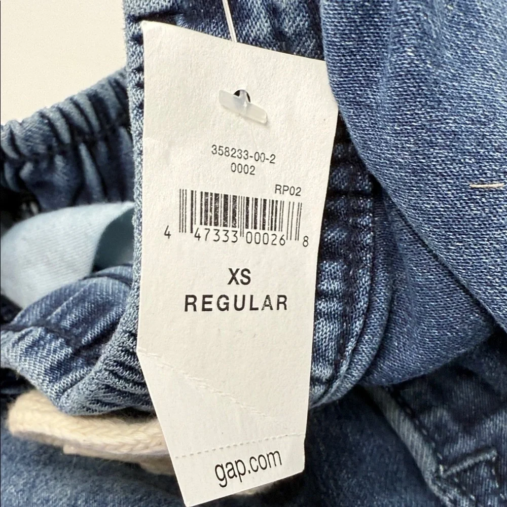 Gap Kids Denim Stretch Joggers XS Regular